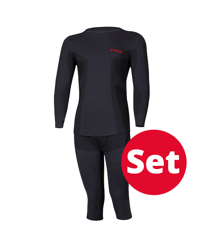 Lenz Set Of Merino Underwear M 3/4 Merino Softtec