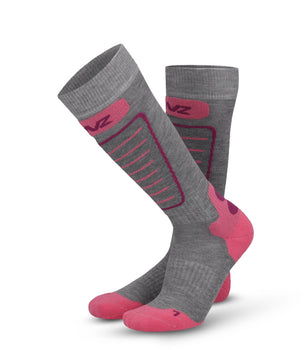 Lenz Skiing Kids, grau/pink, 23-26