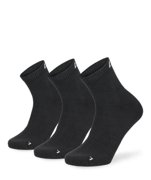 Lenz Sports Low Cut 3 Pack, schwarz, 39-42
