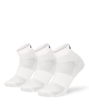 Lenz Performance Quarter Tech 3er Pack, weiss, 39-42
