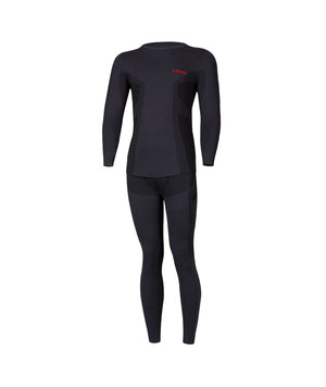 Lenz Set Of Merino Underwear Men Long, schwarz, L/XL