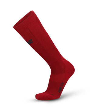 Lenz Merino Compression 2.0, dunkelrot, XL