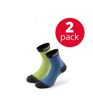 Lenz Outdoor Kids 1.0 2er Pack, aqua/dunkelgruen, 31-34
