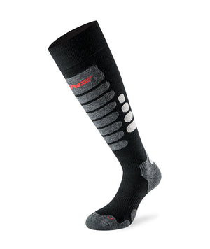 Lenz Skiing 3.0 Merino Softtec, schwarz/grau, 35-38