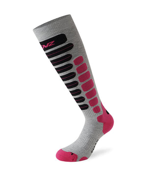 Lenz Skiing 2.0, hellgrau/pink, 39-41