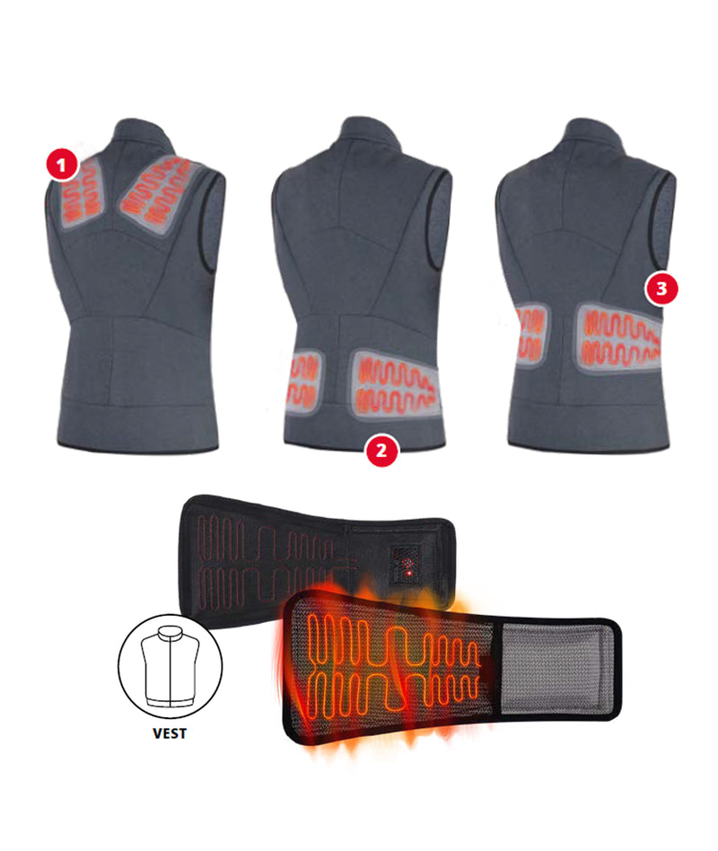 Lenz Heat Vest 2.0 Men Inkl. 2 Pads
