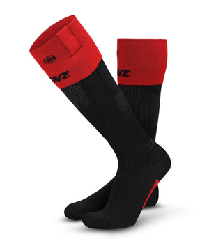 Lenz Heat Sock 7.1 Toe Cap Paar, schwarz/rot, 39-41